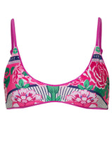 Load image into Gallery viewer, Deep Pink Liberties Classic Bralette Bikini Top