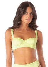 Load image into Gallery viewer, Lemonade Green Serendipity Underwire Bikini Top