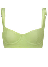 Load image into Gallery viewer, Lemonade Green Serendipity Underwire Bikini Top