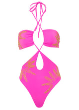 Load image into Gallery viewer, Caramel Sun Sloane Cut Out One Piece