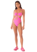 Load image into Gallery viewer, Caramel Sun Sloane Cut Out One Piece