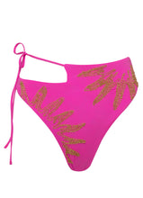 Load image into Gallery viewer, Caramel Sun Orion High Rise Cut Out Bikini Bottom