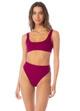 Load image into Gallery viewer, Bom Bom Pink Rebel Sporty Bralette Bikini Top