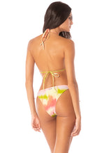 Load image into Gallery viewer, Lime Ombré Sunning Low Rise Tie Side Bikini Bottom