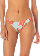 Load image into Gallery viewer, Floral Sky Quinn Low Rise Thin Side Bikini Bottom