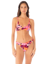 Load image into Gallery viewer, Coral Leafy Liberties Classic Bralette Bikini Top
