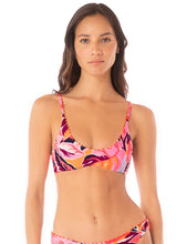 Load image into Gallery viewer, Coral Leafy Liberties Classic Bralette Bikini Top