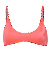 Load image into Gallery viewer, Coral Leafy Liberties Classic Bralette Bikini Top