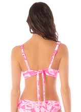 Load image into Gallery viewer, Pink Blossom Dixie U Wire Bralette Bikini Top