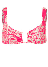 Load image into Gallery viewer, Pink Blossom Dixie U Wire Bralette Bikini Top