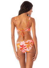 Load image into Gallery viewer, Pink Palms Victoria V Wire Bralette Bikini Top