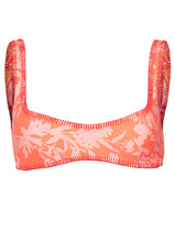 Load image into Gallery viewer, Coral Foliage Sunquest Classic Bralette Bikini Top