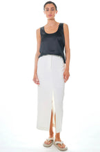 Load image into Gallery viewer, Mid-Wasited Front Slit Maxi Skirt