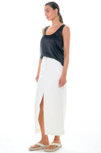 Load image into Gallery viewer, Mid-Wasited Front Slit Maxi Skirt