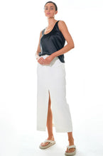 Load image into Gallery viewer, Mid-Wasited Front Slit Maxi Skirt