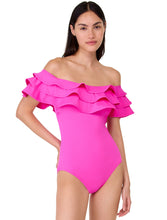 Load image into Gallery viewer, New York Ruffle One Piece Swimsuit