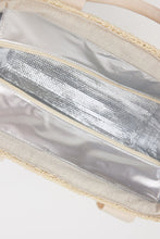 Load image into Gallery viewer, Modern Straw Cooler Tote