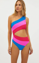 Load image into Gallery viewer, Joyce One Piece Orchid Colorblock