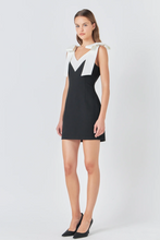 Load image into Gallery viewer, Color Block Mini Dress
