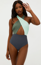 Load image into Gallery viewer, Jessica One Piece Palm Paradise Colorblock