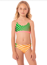 Load image into Gallery viewer, Sunrise Colada Flowers Girls Bikini Set