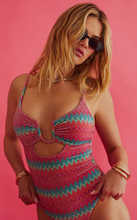 Load image into Gallery viewer, Lindy One Piece Strawberry Ice Chevron