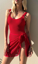 Load image into Gallery viewer, Beach Riot Elina One Piece Red Crochet Swimsuit