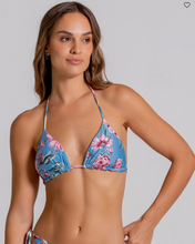Load image into Gallery viewer, Cosita Linda Bloomberry Luxe Reversible Triangle Bra Top