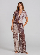 Load image into Gallery viewer, Cosita Linda Palm Breeze Relaxed Shirt Coffee Bean