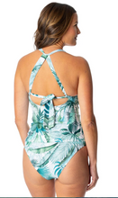 Load image into Gallery viewer, Javtzen Palmtoke Louise Wrap Tankini Top