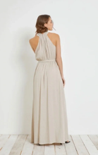 Load image into Gallery viewer, Tie-Waist Halterneck Dress