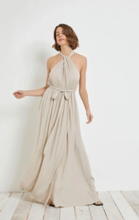 Load image into Gallery viewer, Tie-Waist Halterneck Dress