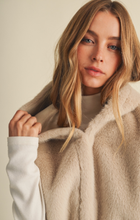 Load image into Gallery viewer, Integrated Hood Plush Faux Fur Vest
