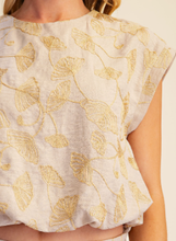 Load image into Gallery viewer, Embroidery Bubble Top