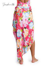 Load image into Gallery viewer, Sunshine 79 Expressive Garden Pull-On Faux Pareo Cover Up