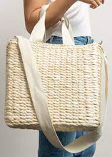 Load image into Gallery viewer, Hat Attack Straw Cooler Tote