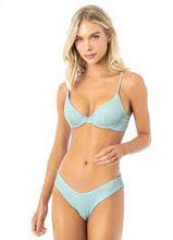 Load image into Gallery viewer, Fair Aqua Valery Double V Bikini Bottom