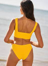 Load image into Gallery viewer, Maaji Amber Yellow Passion Classic Bralette Bikini Top