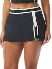 Load image into Gallery viewer, Beach House Sport Excel Zip Swim Skort - Piping