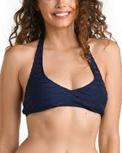 Load image into Gallery viewer, La Blanca Fluid Lines Halter Top w/Mesh Details
