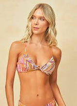 Load image into Gallery viewer, Maaji Caramel Foliage Kenny Ring Front Bralette Bikini Top
