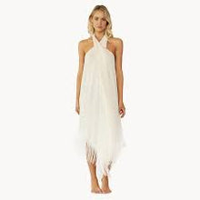 Load image into Gallery viewer, Pily Q Ivory Kate Fringe Cover Up