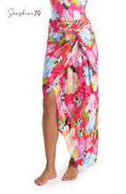 Load image into Gallery viewer, Sunshine 79 Expressive Garden Pull-On Faux Pareo Cover Up
