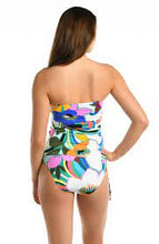 Load image into Gallery viewer, La Blanca Sun Catcher Bandeau Cinch Side Tankini Top