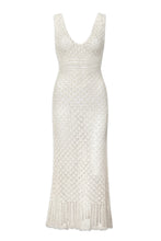 Load image into Gallery viewer, Claudia Crochet Midi Dress | Ivory