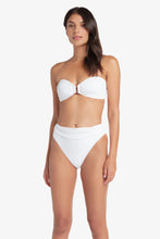 Load image into Gallery viewer, Shirred Bottom | Textured White