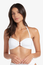 Load image into Gallery viewer, Hook Back Tortoise Bandeau | Textured White