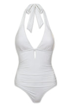 Load image into Gallery viewer, Kara Key Hole One-Piece | Textured White