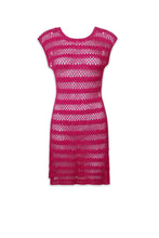 Load image into Gallery viewer, Kendall Crochet Dress | Lotus Pink