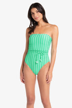 Load image into Gallery viewer, Tassel Belt Bandeau One-Piece | Nautical Weave